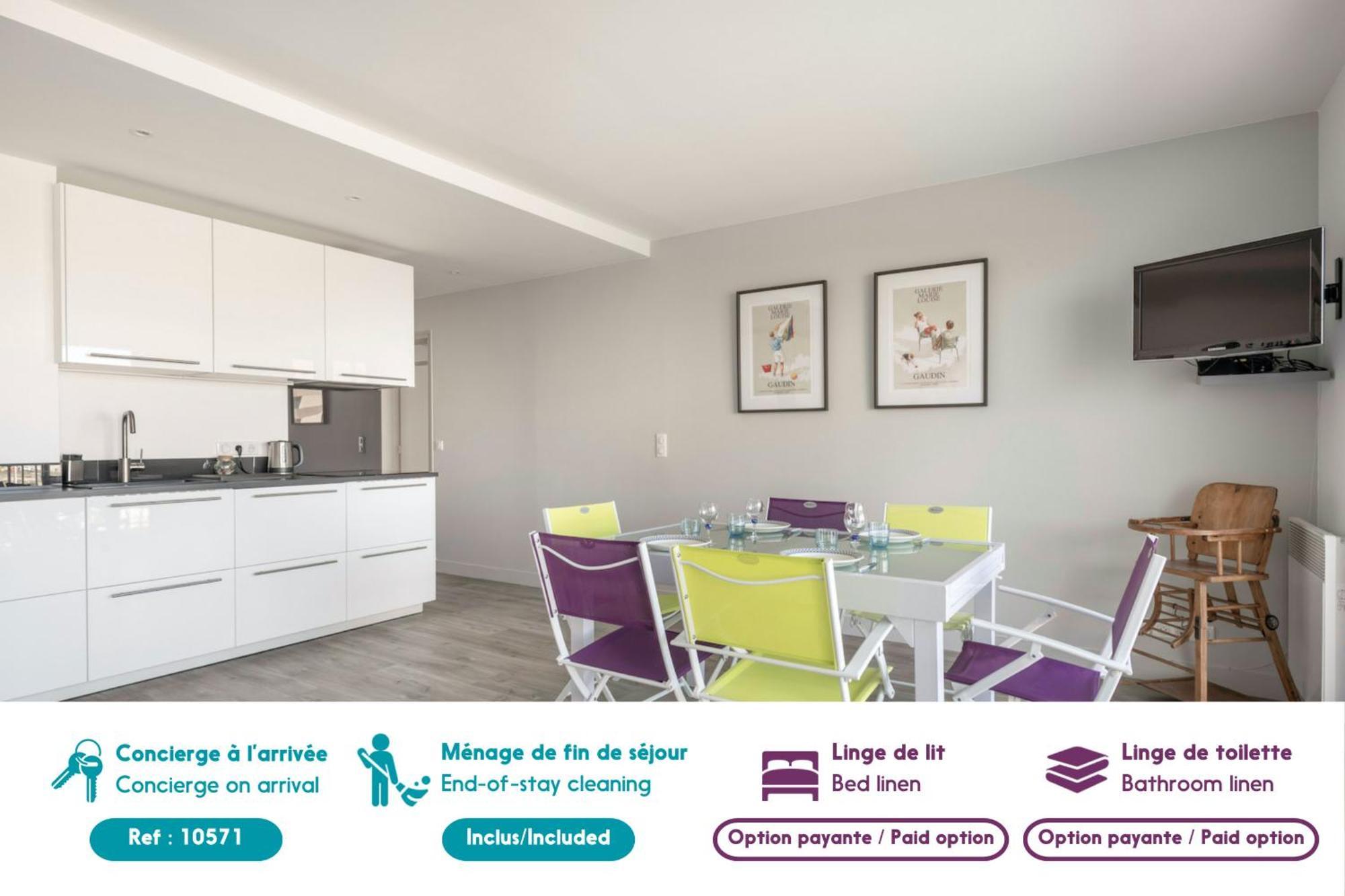 Appartement Pour 4 Avec Vue Sur La Marina Pornichet Exterior foto